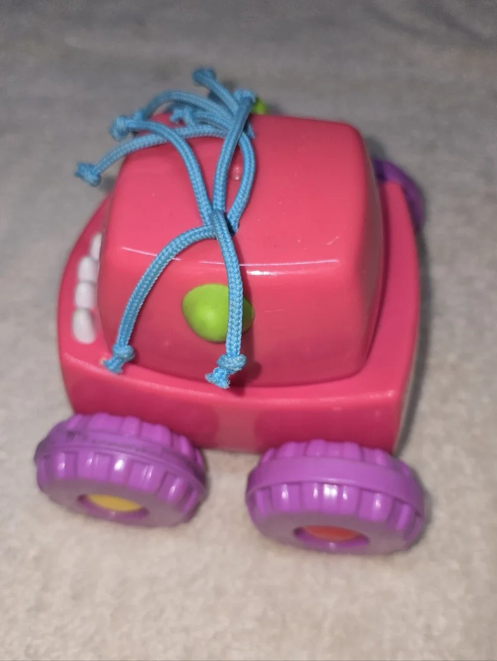 Fisher Price Press N Go Pink Monster Car Truck Baby Infant Toddler Kids Infant